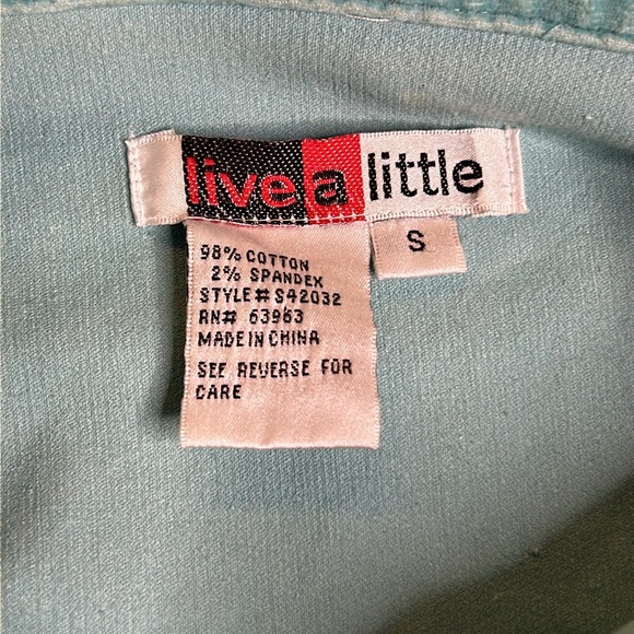 Vintage Live A Little Button Up Jacket - Picture 10 of 17